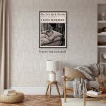 Retro Black and White Feminist Wall Art Print