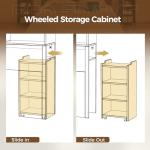 Queen Bed Frame with Bookcase & Charging Station