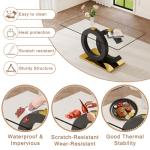 63" Modern Glass Dining Table Set for 6