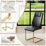 63" Modern Glass Dining Table Set for 6