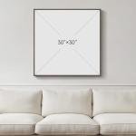 Sage Green Abstract Canvas Wall Art 30x30