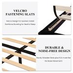 SHA CERLIN King Velvet Upholstered Bed Frame