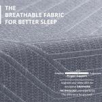 EGOHOME 12" King Memory Foam Mattress for Back Pain