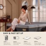 EGOHOME 12" King Memory Foam Mattress for Back Pain