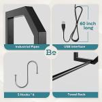 Bestier LED Floating Shelves for Gaming Room