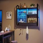 Bestier LED Floating Shelves for Gaming Room