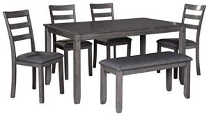 Bridson Modern 6-Piece Gray Dining Set