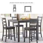Bridson Modern 6-Piece Gray Dining Set