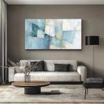 Iallbin Large Abstract Canvas Wall Art Decor