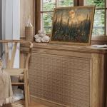 Vintage Forest Moon Landscape Wall Art 12x16