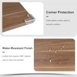 Walnut 5-Piece Extendable Dining Set for 8