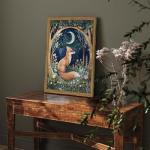 Vintage 3D Textured Fox Wall Art Decor