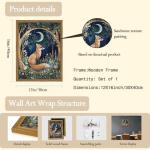 Vintage 3D Textured Fox Wall Art Decor