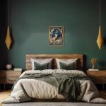 Vintage 3D Textured Fox Wall Art Decor