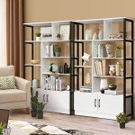 5-Tier Display Shelf with Lockable Doors
