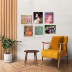 Colorful Vintage Wall Art Set of 6 Prints