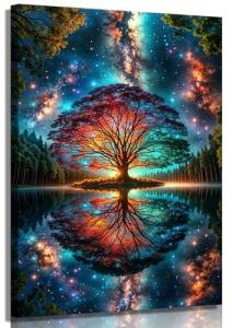 Tree of Life Canvas Wall Art for Home Decor