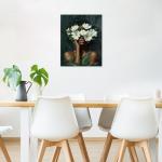 African American Women Wall Art with Floral Design