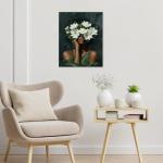 African American Women Wall Art with Floral Design