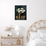African American Women Wall Art with Floral Design
