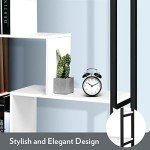 5-Tier Display Shelf with Lockable Doors