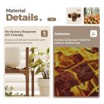 Tall Wood Plant Stand for Indoor and Outdoor Use