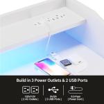 Modern 5-Drawer Dresser with LED Rack