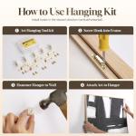 Large Neutral Abstract Canvas Art Set of 2