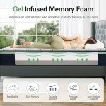 Sweetlove Queen Gel Memory Foam Mattress - Medium Firm