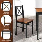 5-Piece Mid Century Dining Table Set for 4