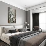 Birds on Plum Blossom Canvas Wall Art 20x40