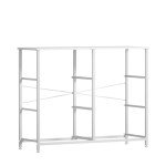 Vintage 6-Drawer Tallboy Storage Cabinet in White