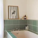 Vintage Cowboy Wall Art, Striped Rodeo Canvas