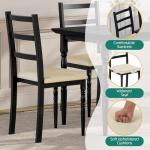 YITAHOME 5-Piece Farmhouse Dining Set for 4