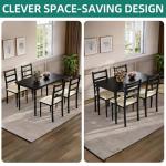 YITAHOME 5-Piece Farmhouse Dining Set for 4