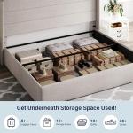 King Size Lift-Up Storage Bed with Headboard