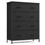 SONGMICS 8-Drawer Dresser in Ink and Ebony Black