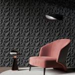 20 Pack 3D Black Wall Panels for Decor