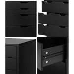 Wooden Tallboy Storage Cabinet with 6 Drawers