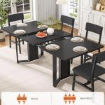 Itaar 5-Piece Extendable Dining Table Set