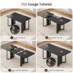 Itaar 5-Piece Extendable Dining Table Set
