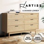 Briony Rattan Tallboy Chest of Drawers