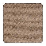 Black Ripple Skid-Resistant Indoor Area Rug - 3 Ft