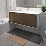 Black Ripple Skid-Resistant Indoor Area Rug - 3 Ft