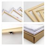 Golden Ginkgo Leaf Canvas Wall Art – Red