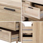 Natural 7-Drawer Tall Chest of Drawers