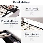 Full Size Lift Up Storage Bed with Headboard