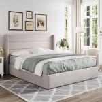 Full Size Lift Up Storage Bed with Headboard