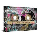 Vintage Graffiti Cassette Tape Wall Art Print
