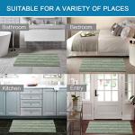 Sage Chenille Bathroom Rugs Set of 2